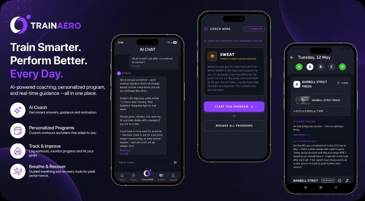 TrainAERO — AI Fitness Coaching App