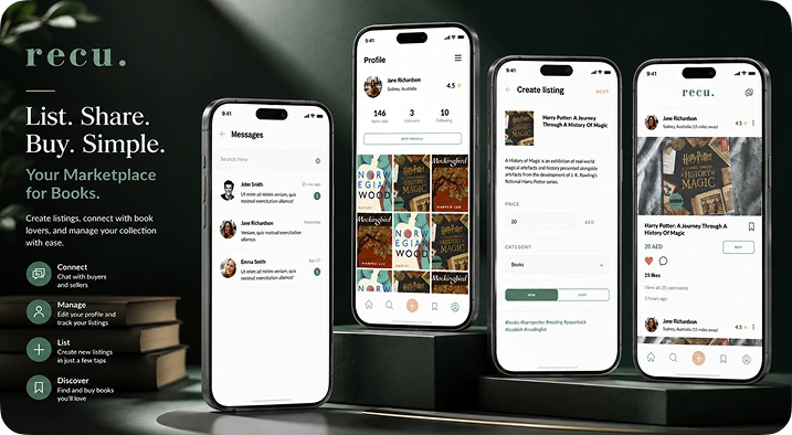 Recu — Fashion Marketplace App