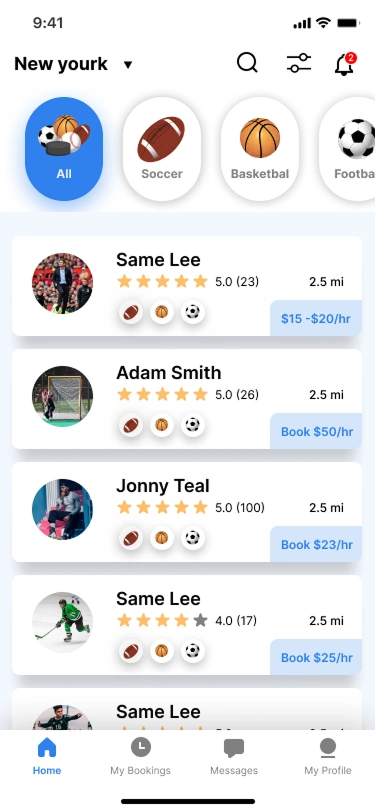 Ludusio booking calendar with time slots