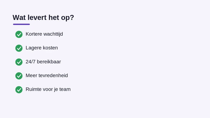 Voordelen van een AI klantenservice chatbot