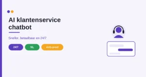 AI klantenservice chatbot: sneller en 24/7
