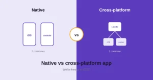 Native vs cross platform mobile app development vergelijking 2026
