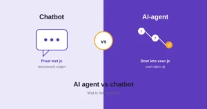 AI agent vs chatbot: het verschil