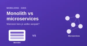 monolith vs microservices vergelijking