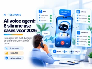 AI voice agent use cases aan de telefoon, by Mobilions