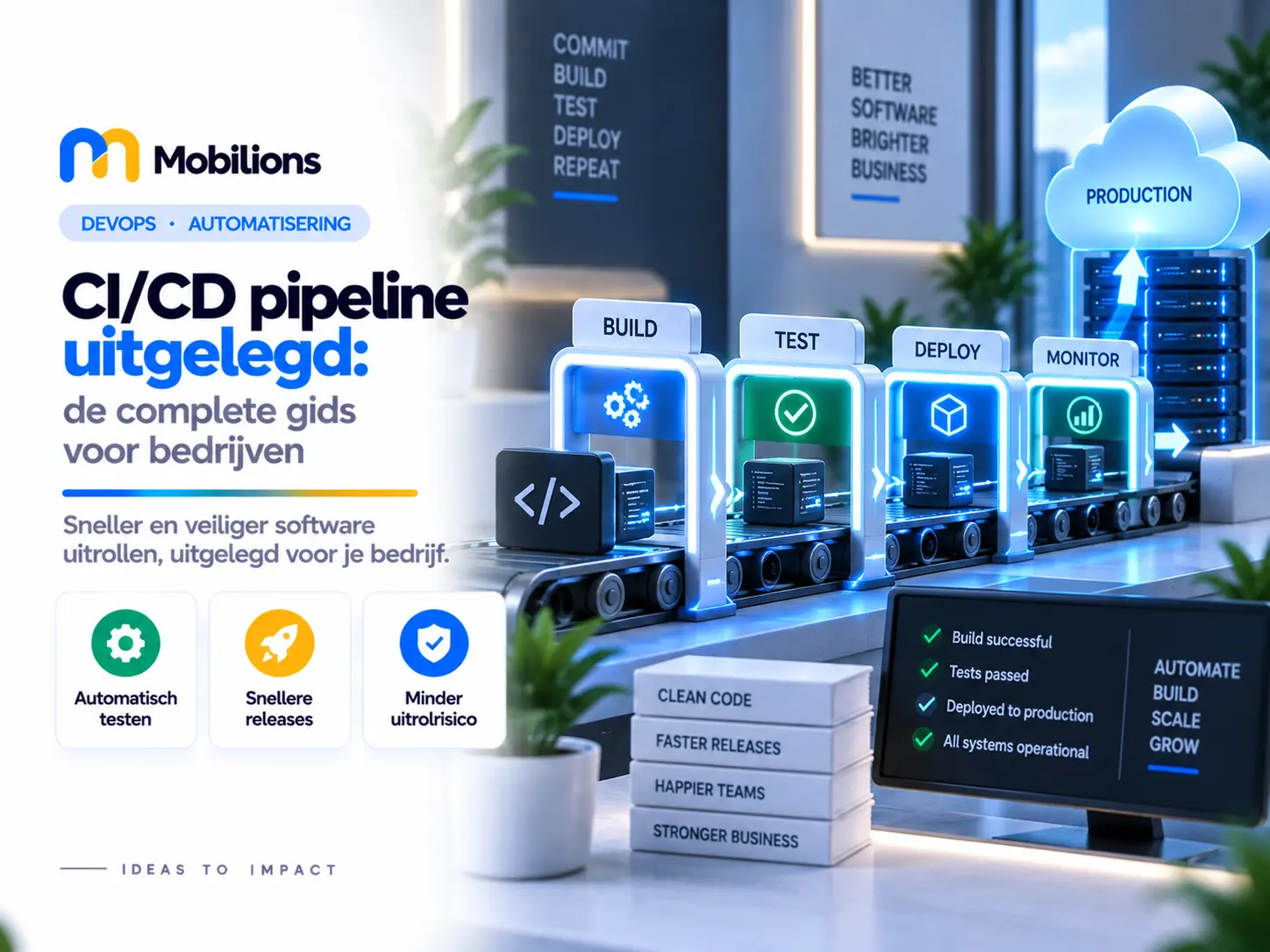 CI/CD pipeline uitgelegd voor bedrijven, by Mobilions