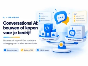 Conversational ai bouwen of kopen, strategisch overzicht, by Mobilions